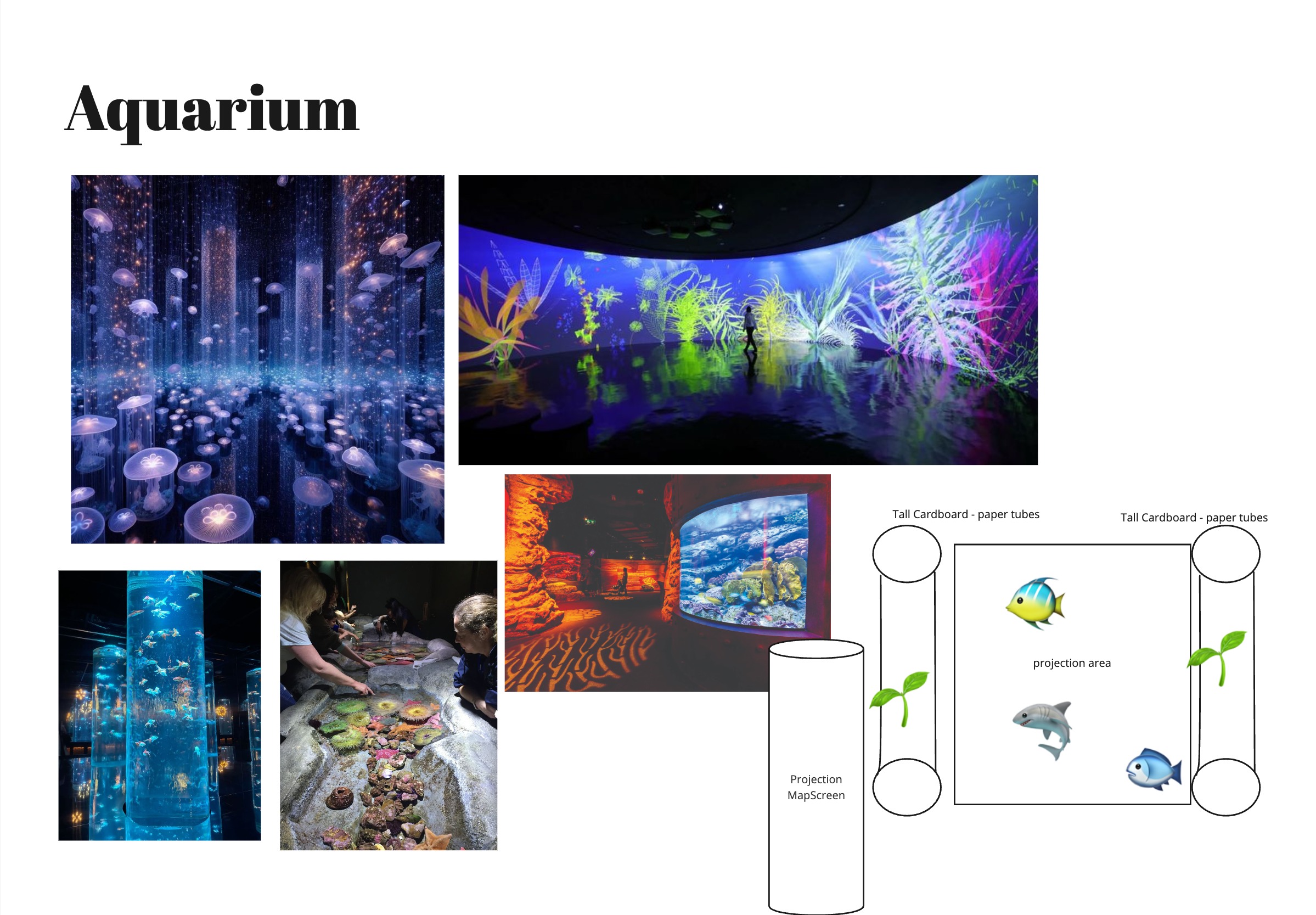 Are you looking for inspiration for aquarium designs, researching existing aquarium styles, or analyzing how different aquariums are structure.